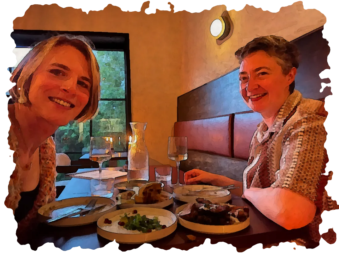 A restaurant to ourselves...